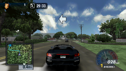Test Drive Unlimited screenshot 4 for PSP